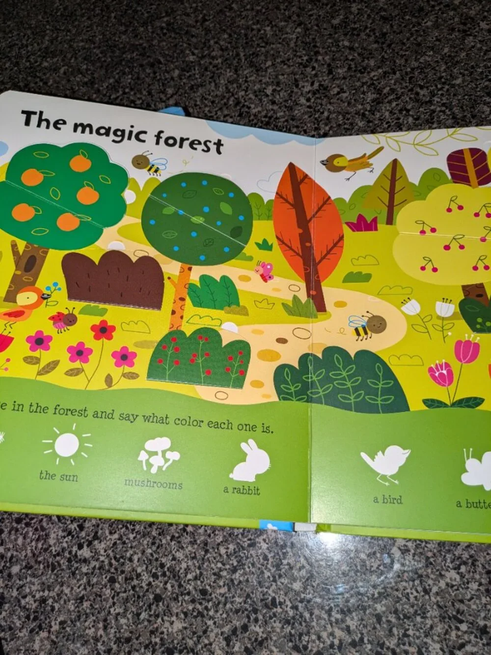 Two Preschool Colors Books Usborne & Poke-A-Dot